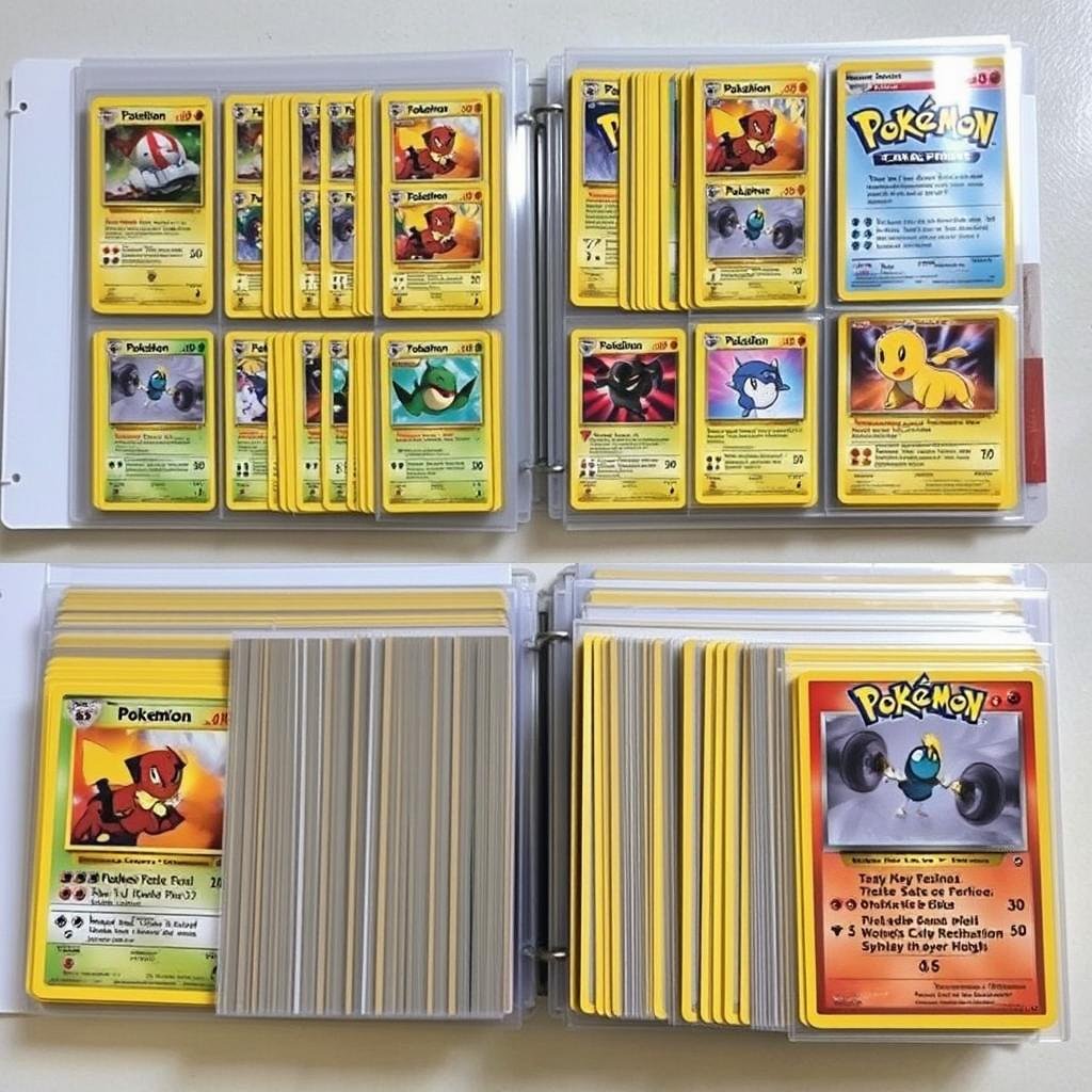 Komplettes Set von Pokémon-Karten aus einer Booster Box