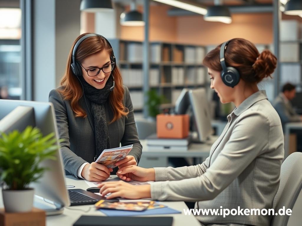 Kundenberatung im Pokémon Karten Großhandel