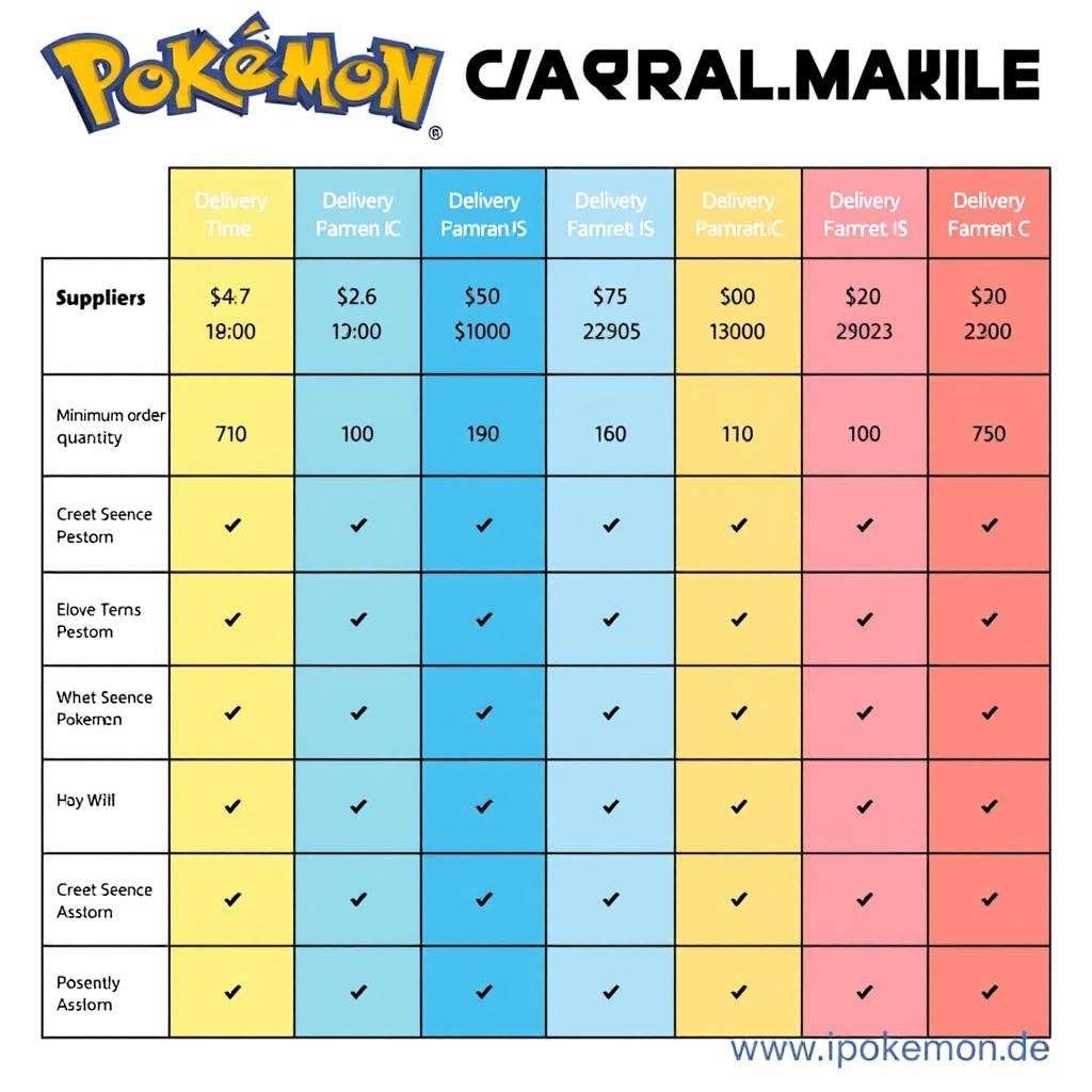 Lieferantenvergleich für Pokémon Karten Großhandel