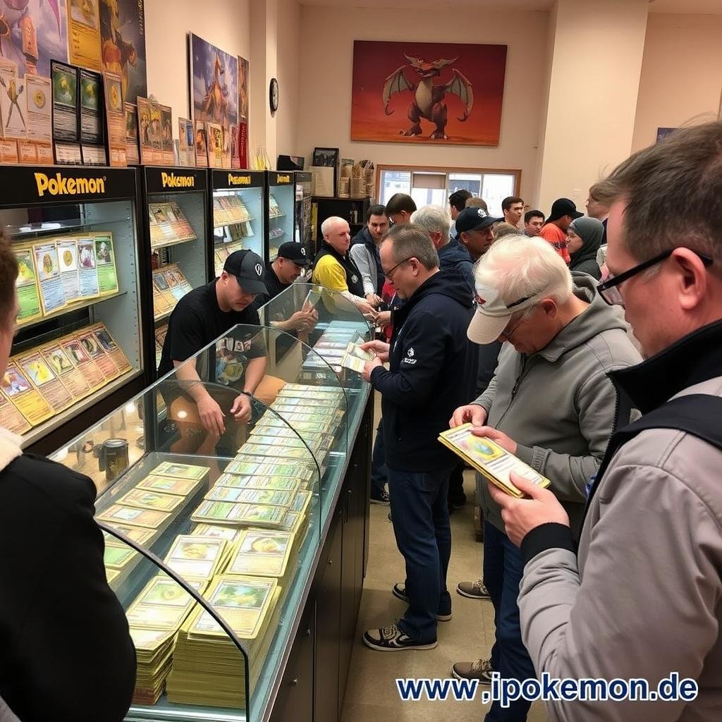 Lokaler Handel mit Pokémon Karten