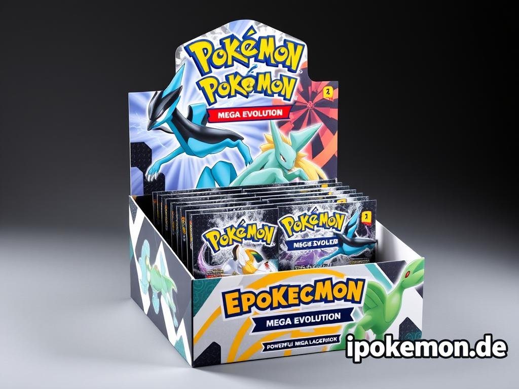 Mega Entwicklung Pokémon Karten Display