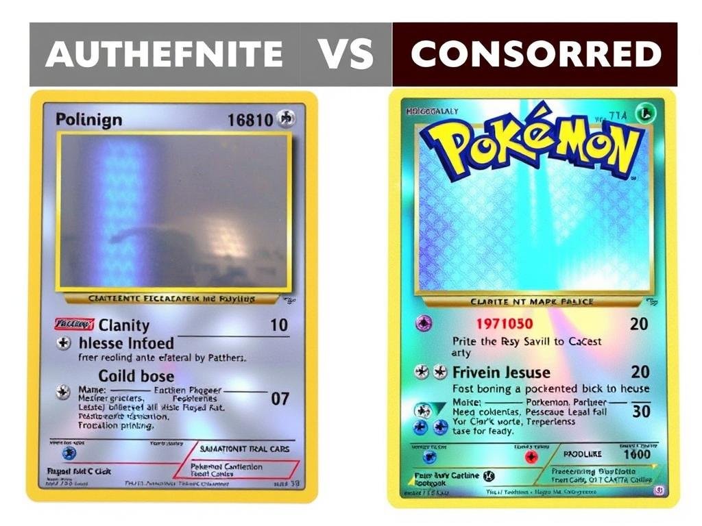 Merkmale zur Erkennung gefälschter Pokémon Karten