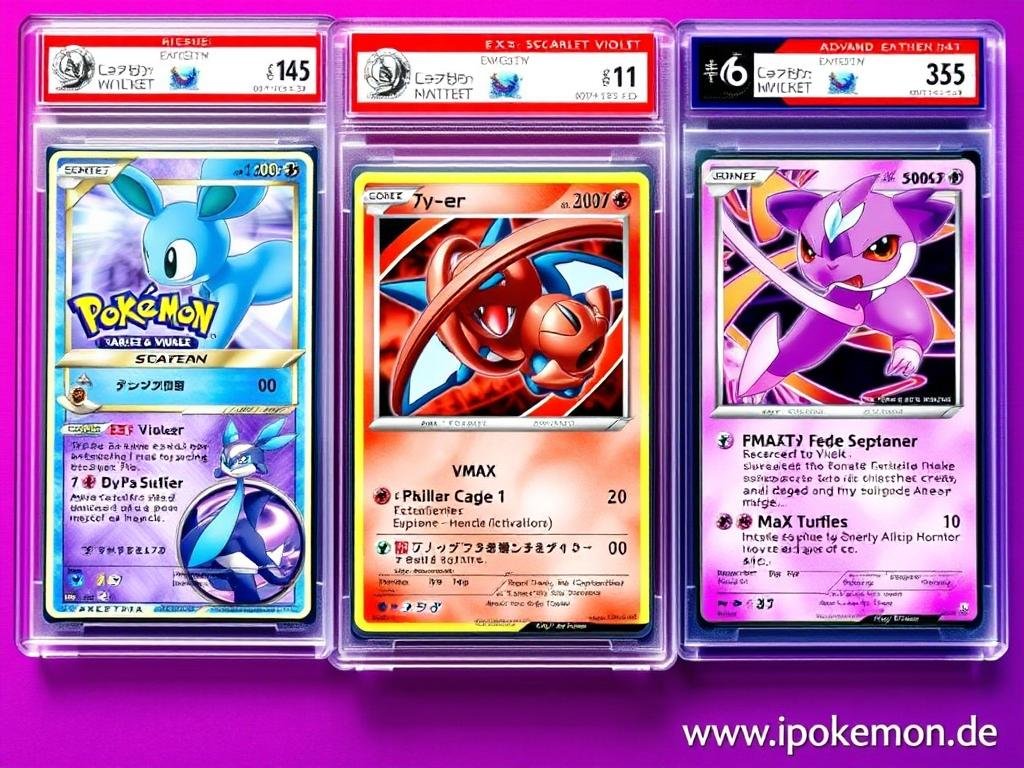 Moderne Pokémon Karten mit neuen Spielmechaniken