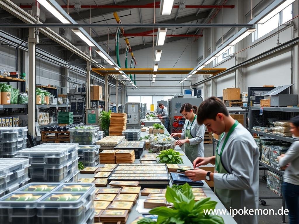 Nachhaltige Herstellungsprozesse für Pokémon Karten-Zubehör