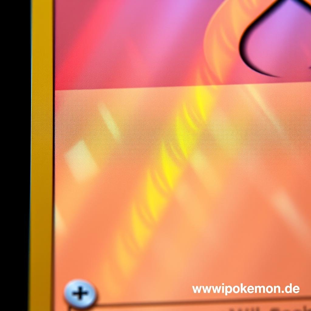 Nahaufnahme einer seltenen Pokémon Karte auf Instagram