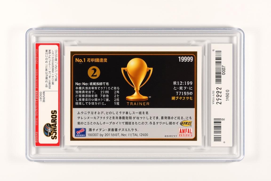 No. 1 Trainer Pokémon Karte von 1999