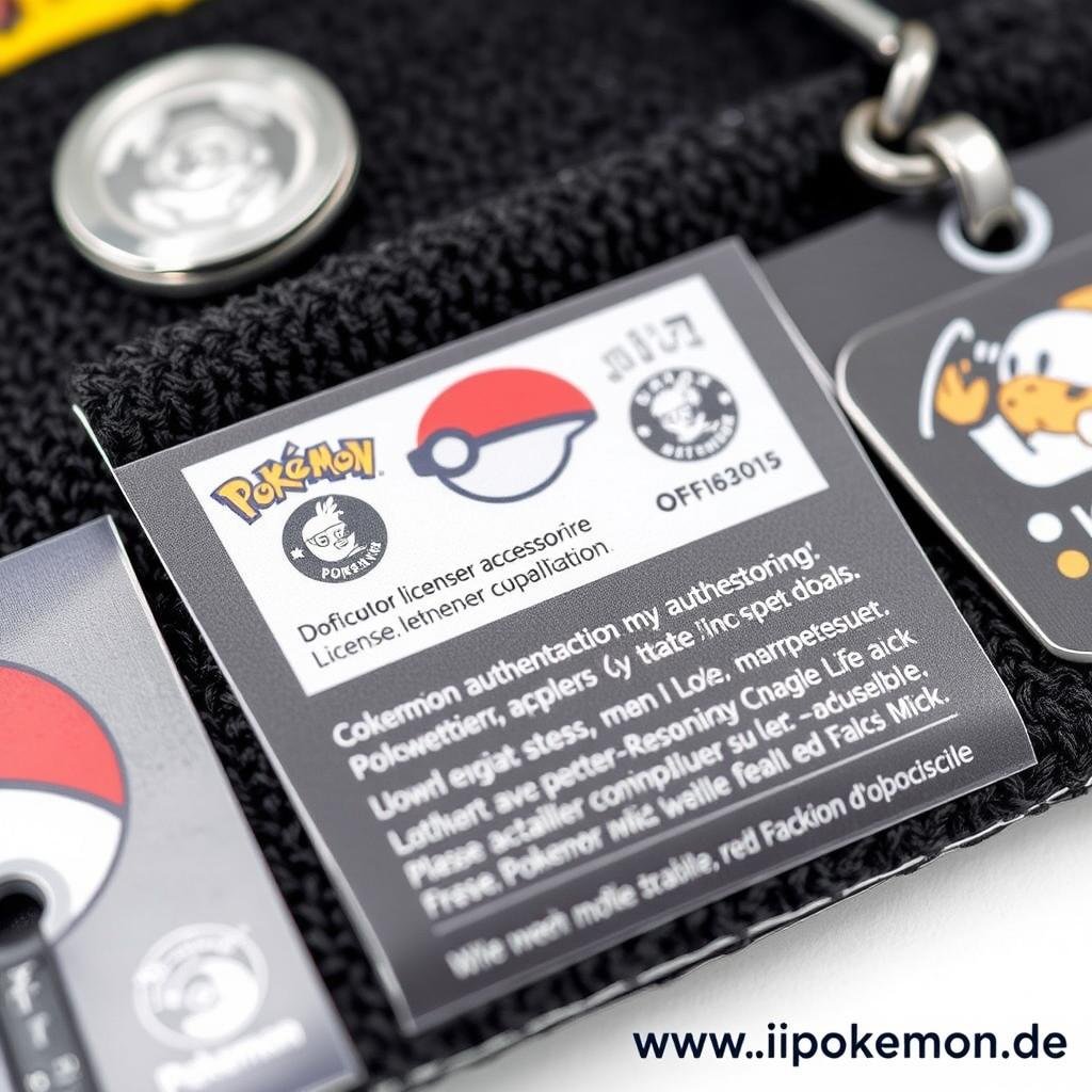 Offizielle Pokémon Lizenzprodukte mit Hologramm