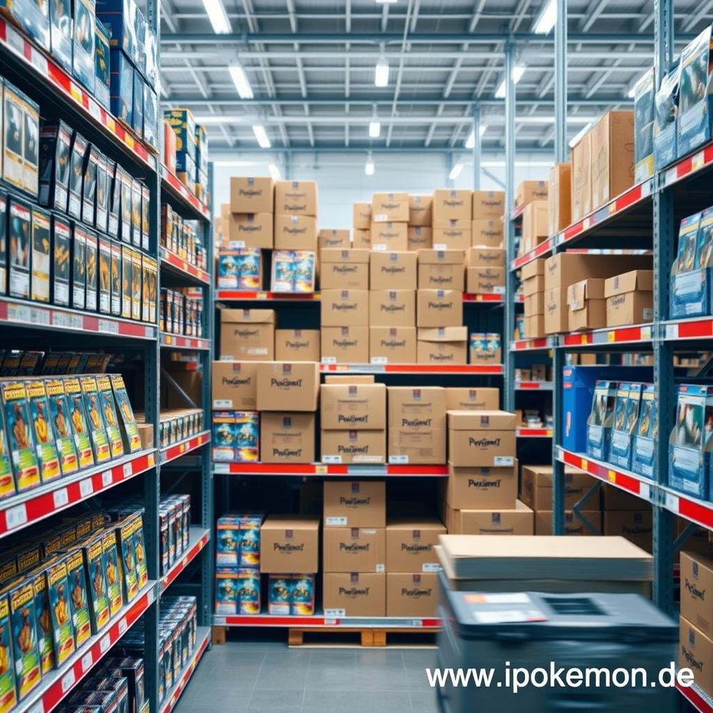 Online-Händler mit Pokémon Karten Versandstation