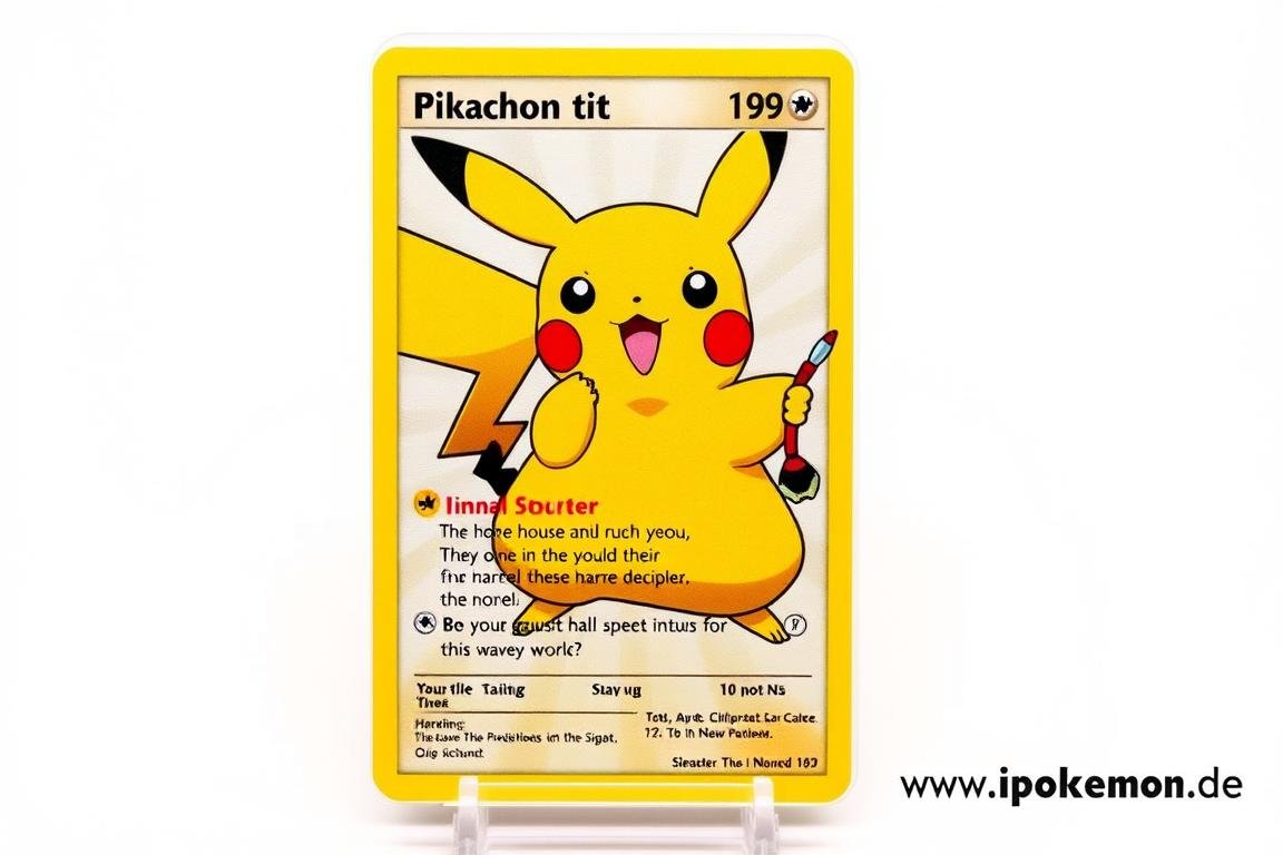 Pikachu Illustrator Karte - eine der seltensten Pokémon Karten der Welt