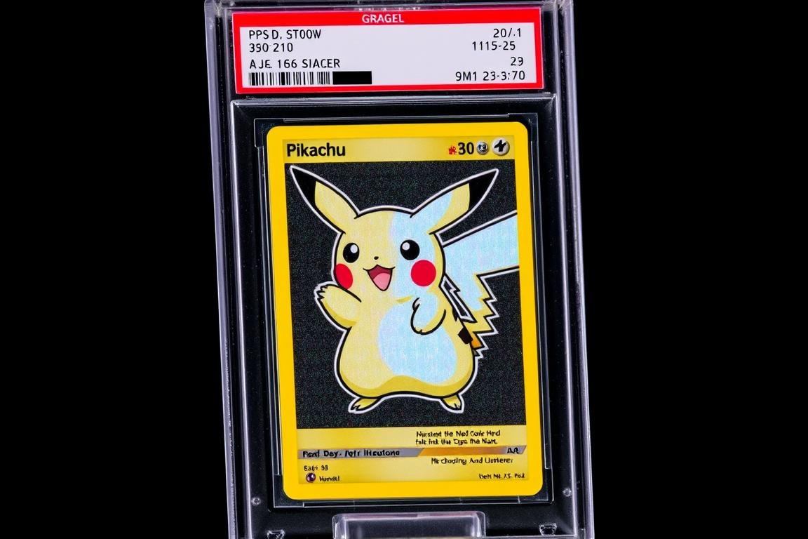 Pikachu Illustrator Pokémon Karte in einer Schutzhülle