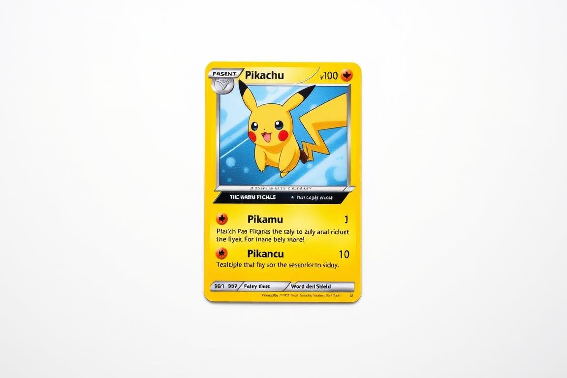 Pikachu VMAX Pokémon Karte aus Schwert & Schild