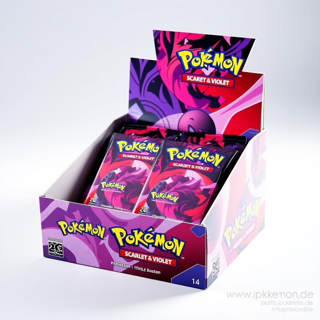 Pokémon Booster Display Karmesin & Purpur