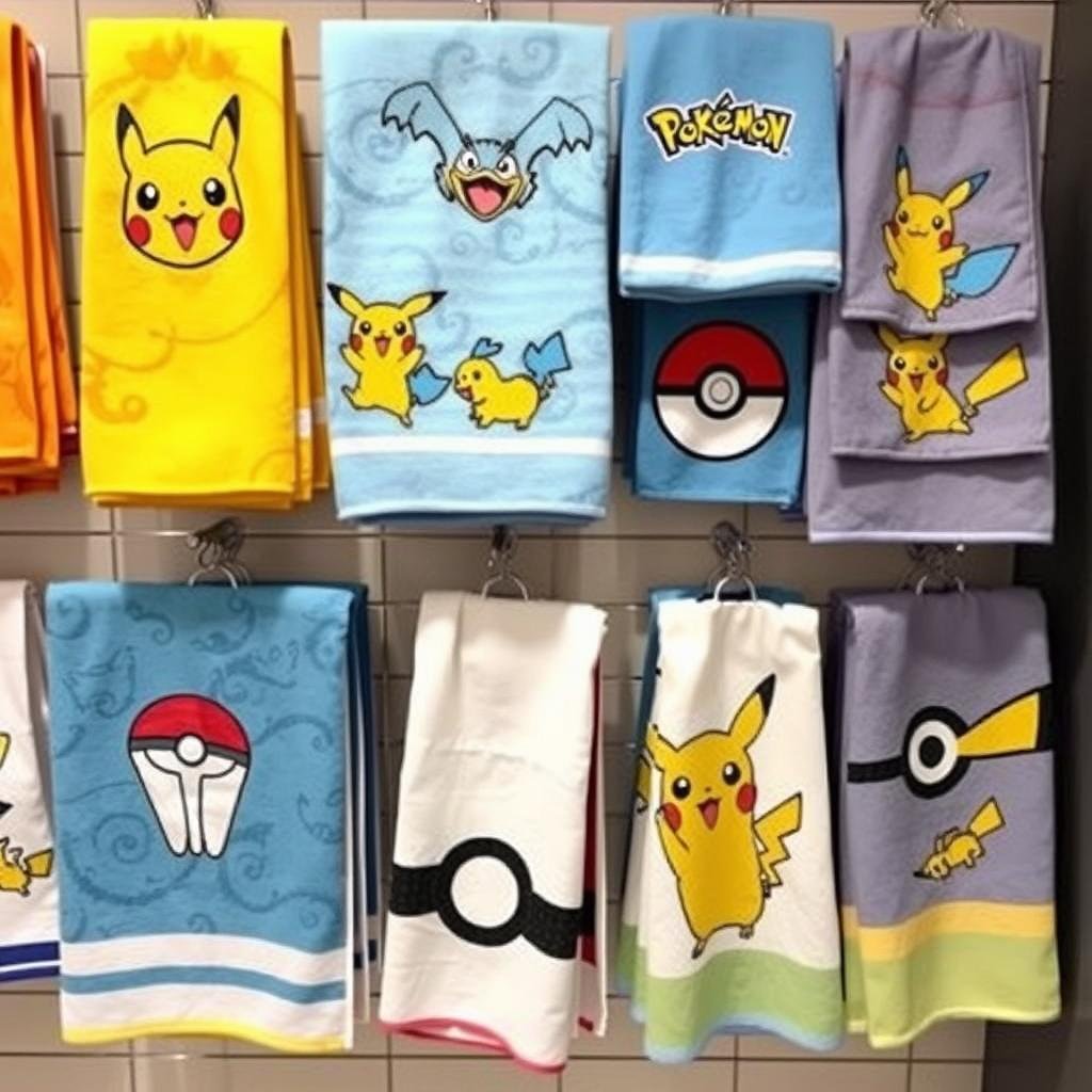 Pokémon Handtücher und Textilien bei ipokemon.de