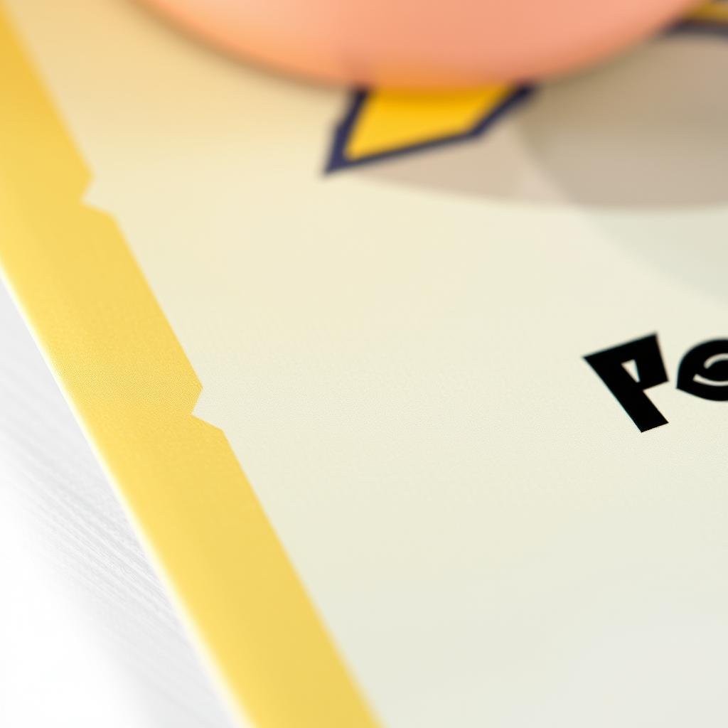 Pokémon Karte mit perfekten Ecken