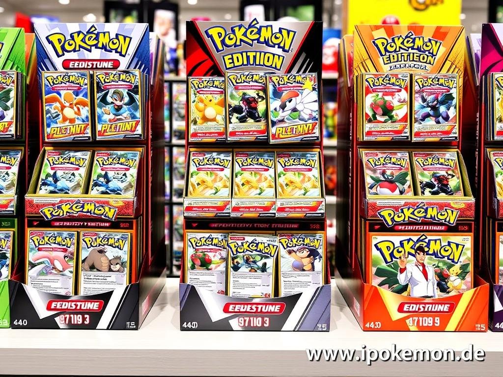 Pokémon Karten Booster Displays