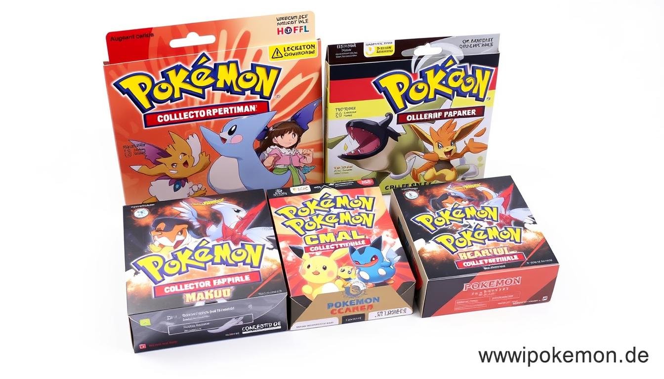 Pokémon Karten Collector Bundle mit japanischen und deutschen Displays