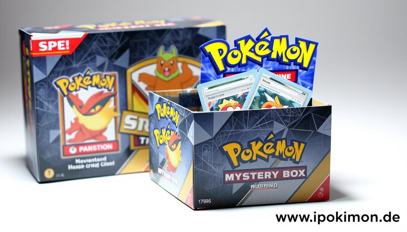 Pokémon Karten Mystery Box mit garantierten Raritäten