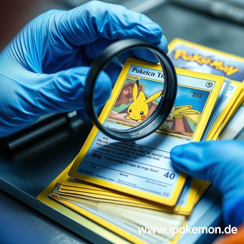 Pokémon Karten Qualitätskontrolle