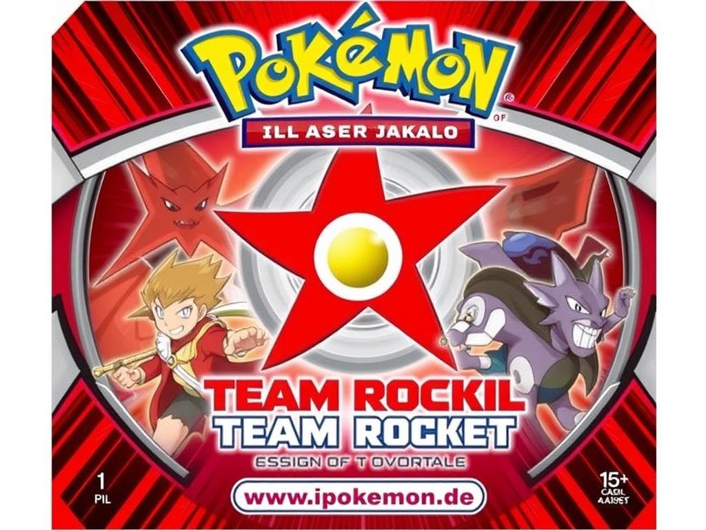 Pokémon Karten Set Glory of Team Rocket Booster Display