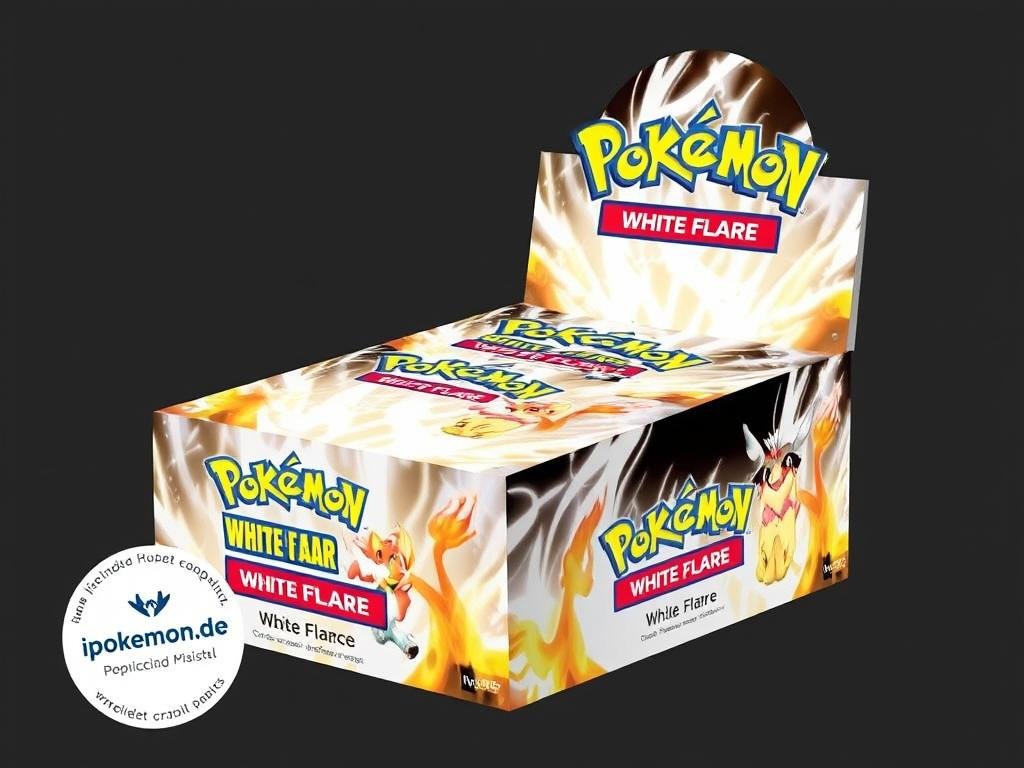 Pokémon Karten Set Weiße Flammen Booster Display