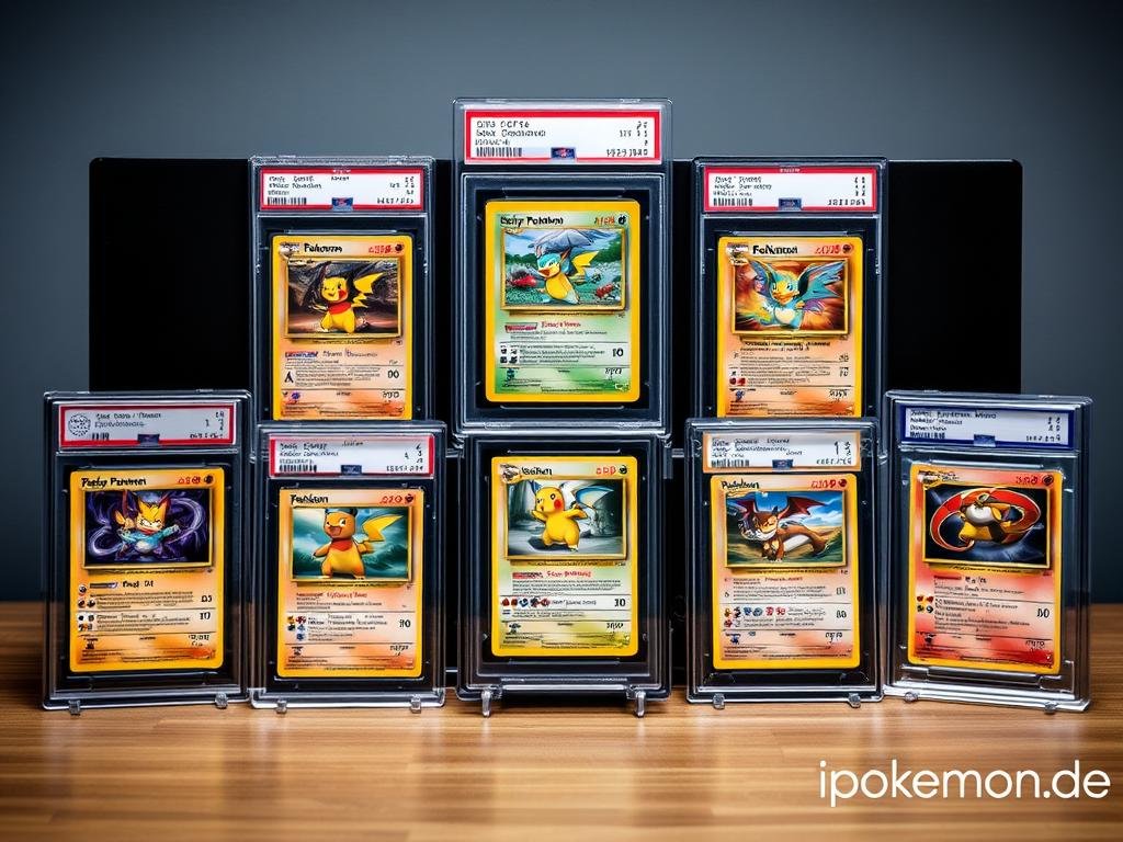 Pokémon Karten in Schutzhüllen als sichere Anlage