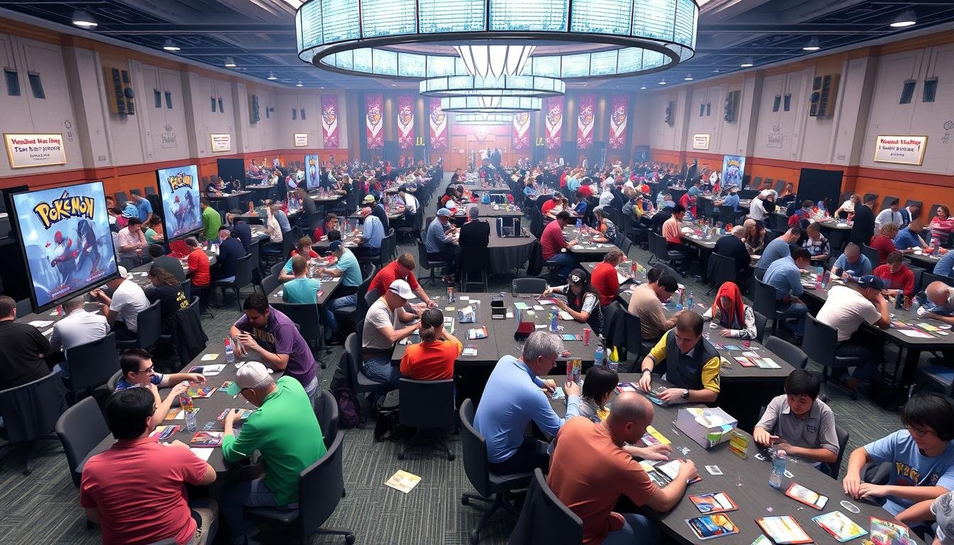 Pokémon TCG Turnier mit vielen Teilnehmern
