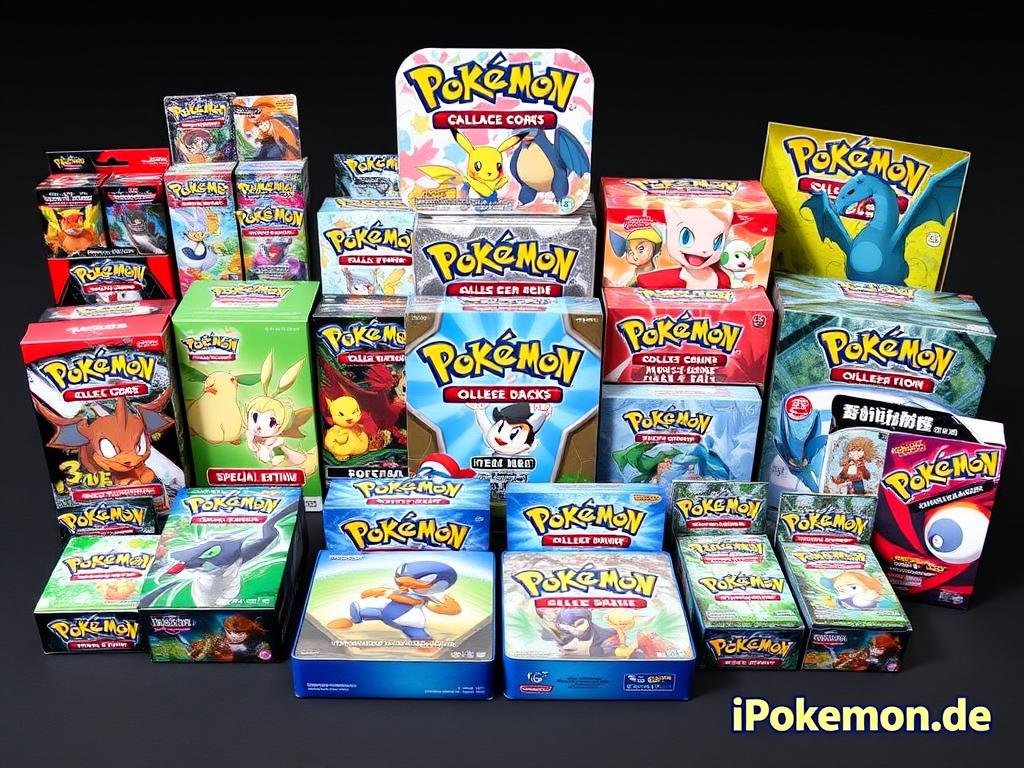 Pokémon Themendecks und Spezialboxen für Händler