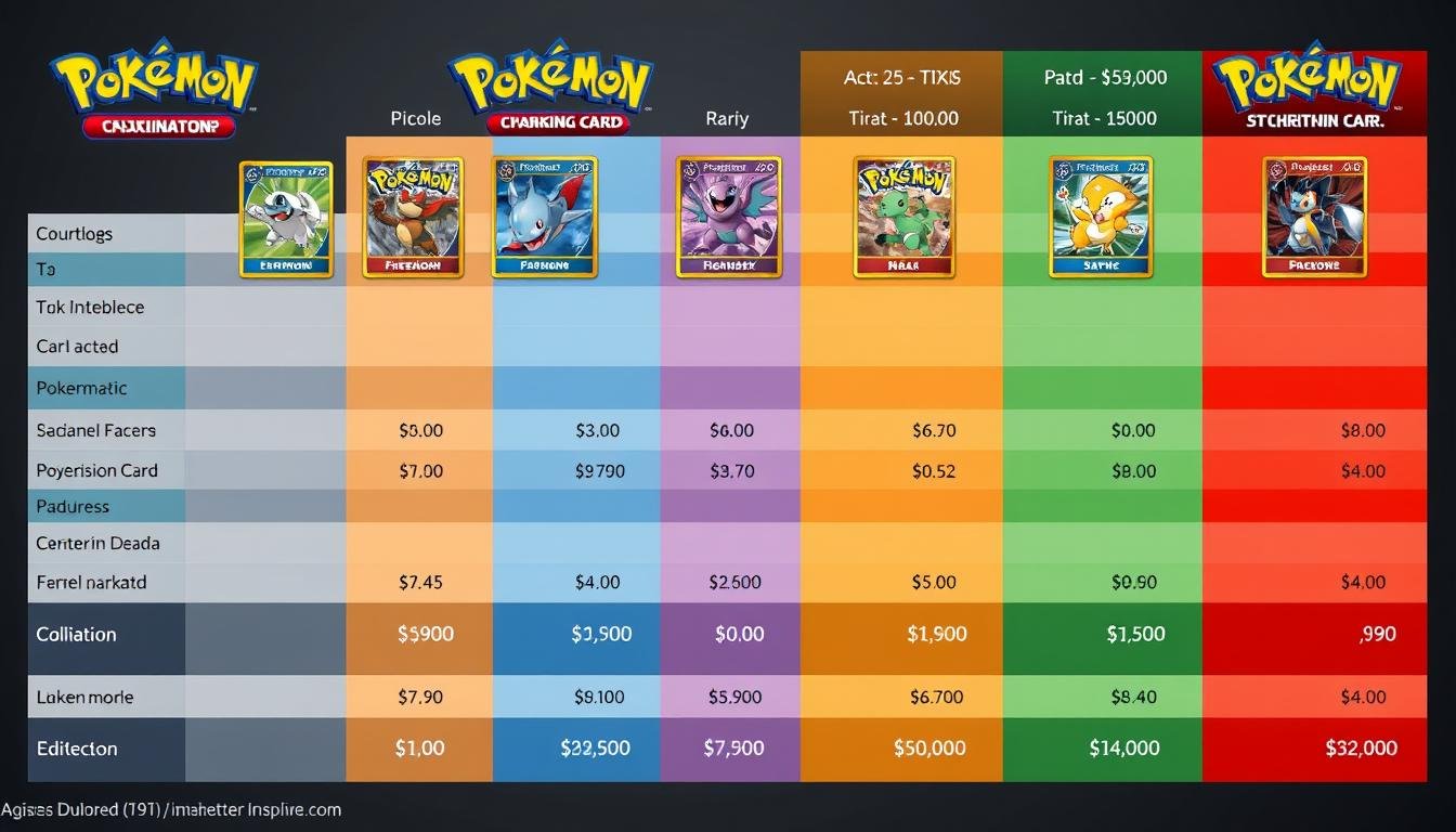 Preisvergleich verschiedener Pokémon Karten Editionen und Seltenheiten