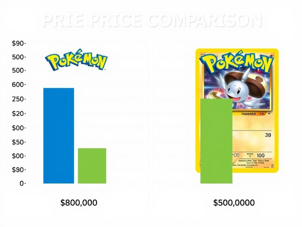 Preisvergleich zwischen zertifizierten und nicht-zertifizierten Pokémon Karten
