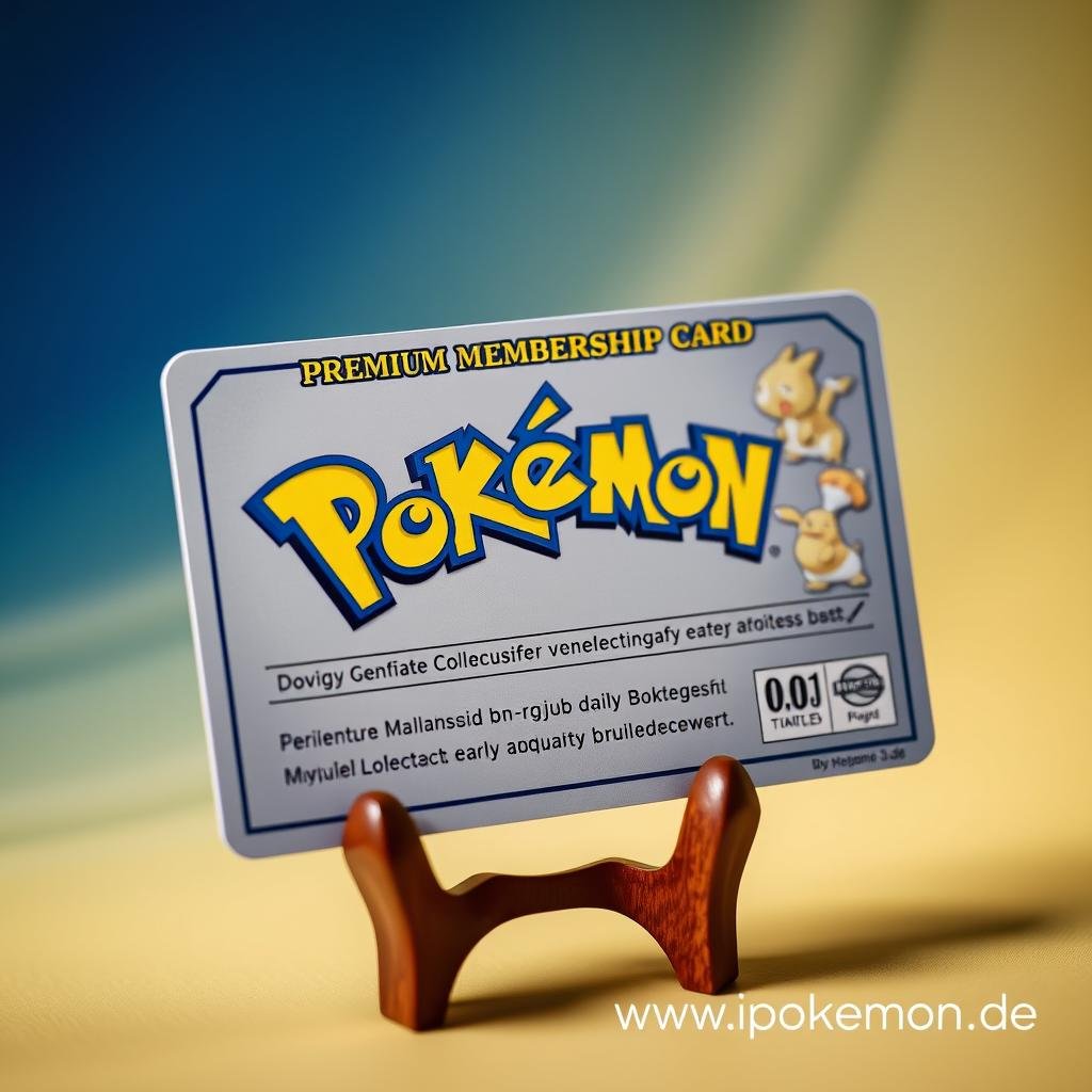 Premium-Mitgliedschaft für Pokémon Karten Sammler