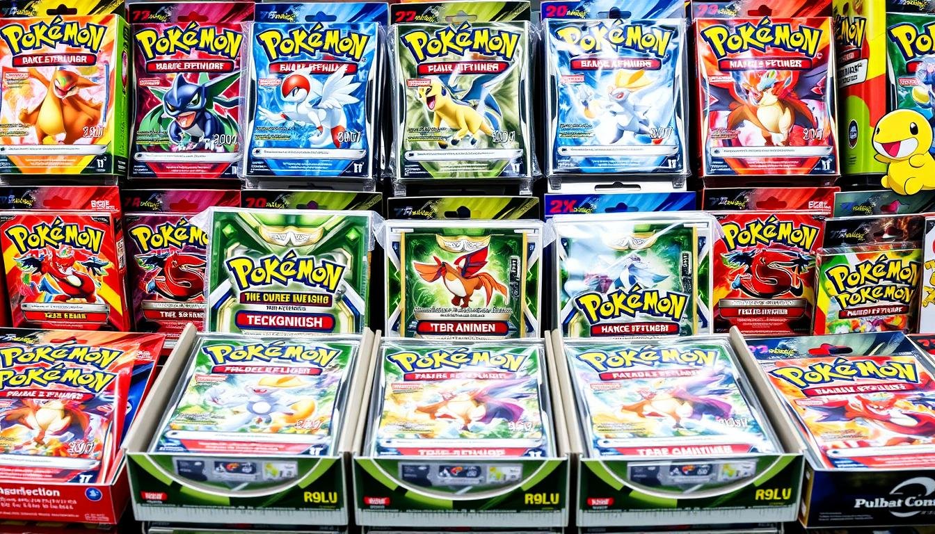 Premium Pokémon Karten Booster Displays in verschiedenen Editionen