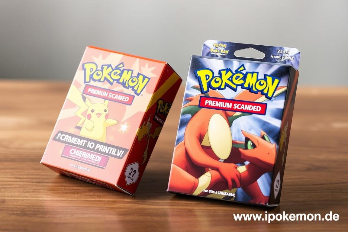 Premium Pokémon Karten Deckboxen mit Charakterdesigns