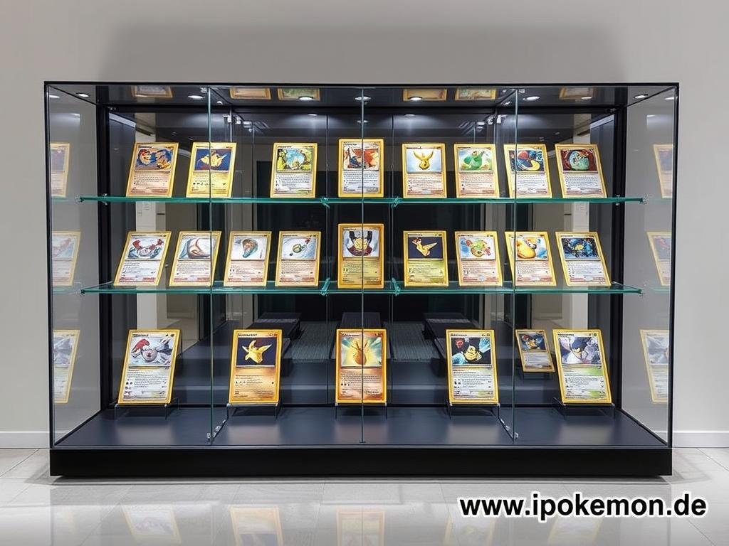 Premium-Vitrinen für seltene Pokémon Karten