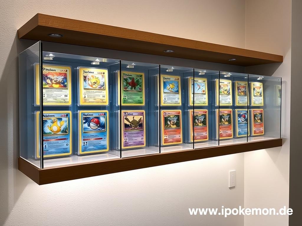 Professionelle Aufbewahrung von Pokémon Displays in Acrylboxen