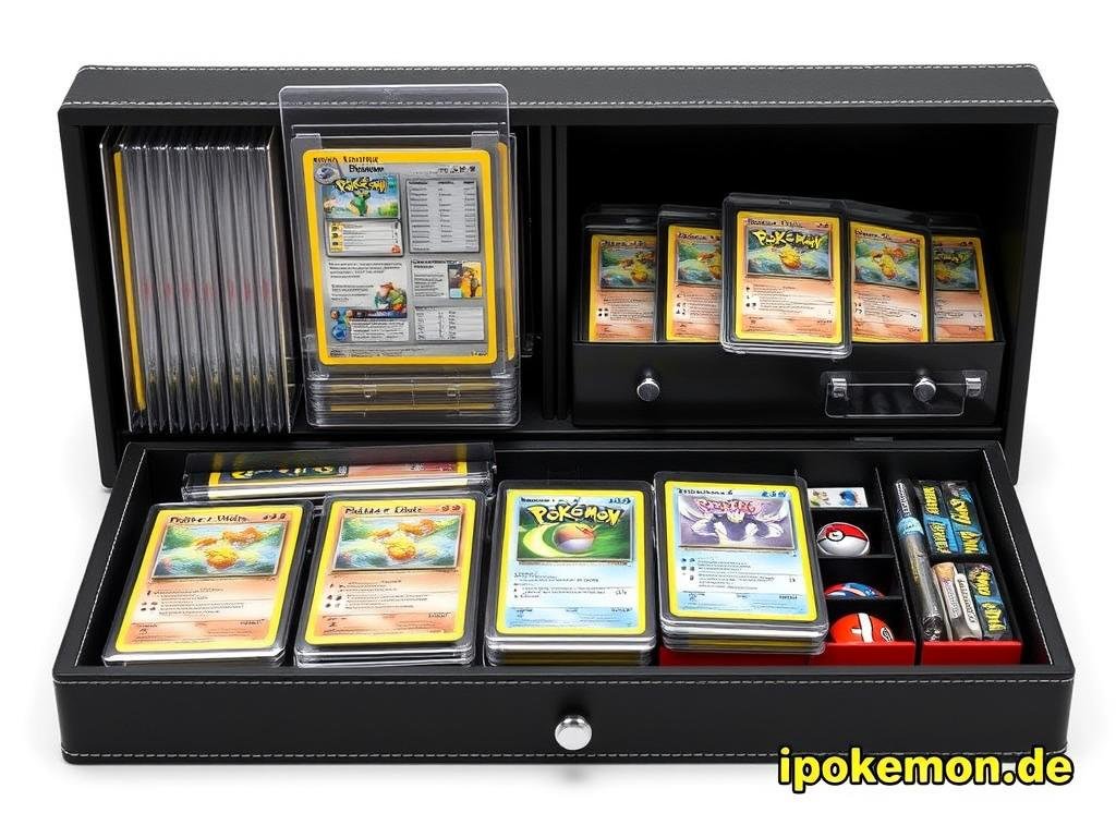 Professionelle Aufbewahrung von Pokémon Karten
