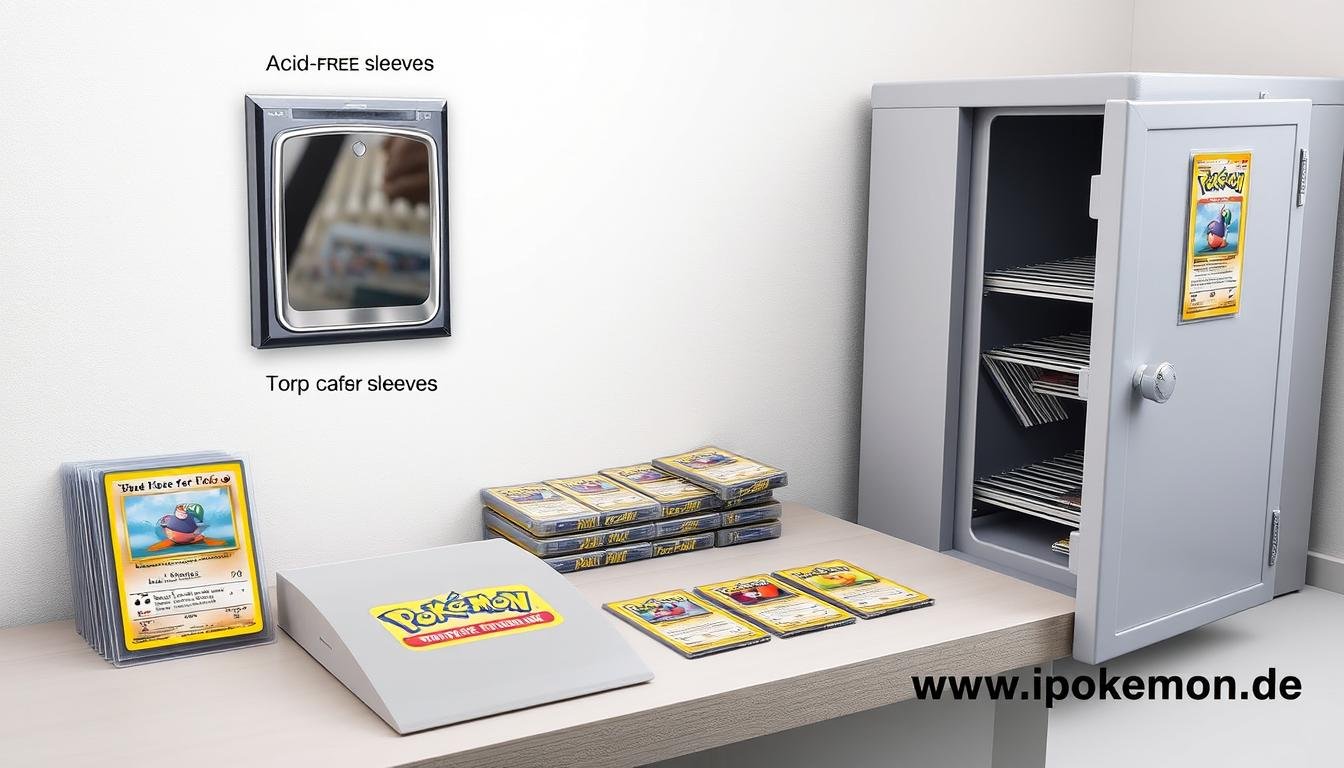 Professionelle Aufbewahrung von wertvollen Pokémon Karten