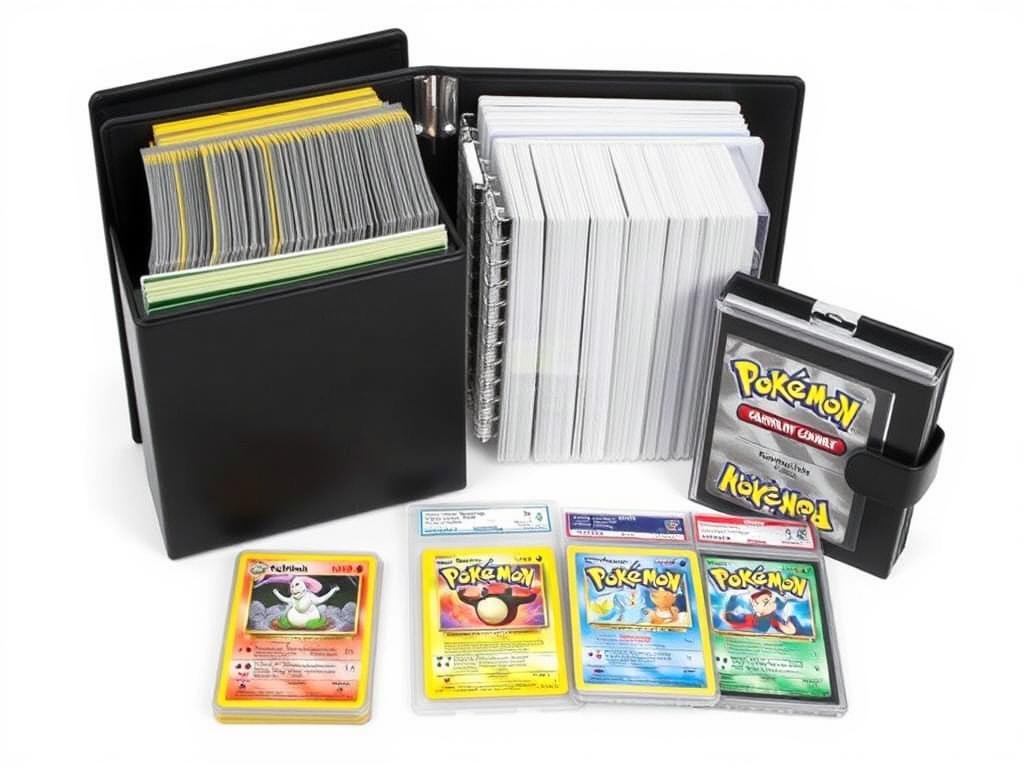 Professionelle Aufbewahrungslösungen für Pokémon Karten mit Schutzhüllen und Ordnern