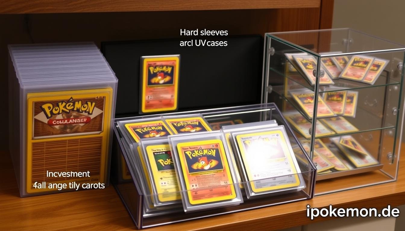 Professionelle Lagerung von wertvollen Pokémon Karten