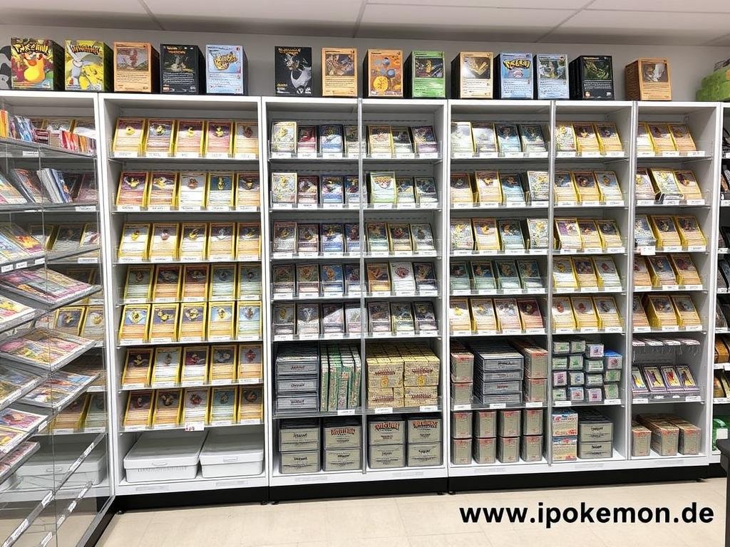 Professionelle Lagerungssysteme für Pokémon Karten im Einzelhandel
