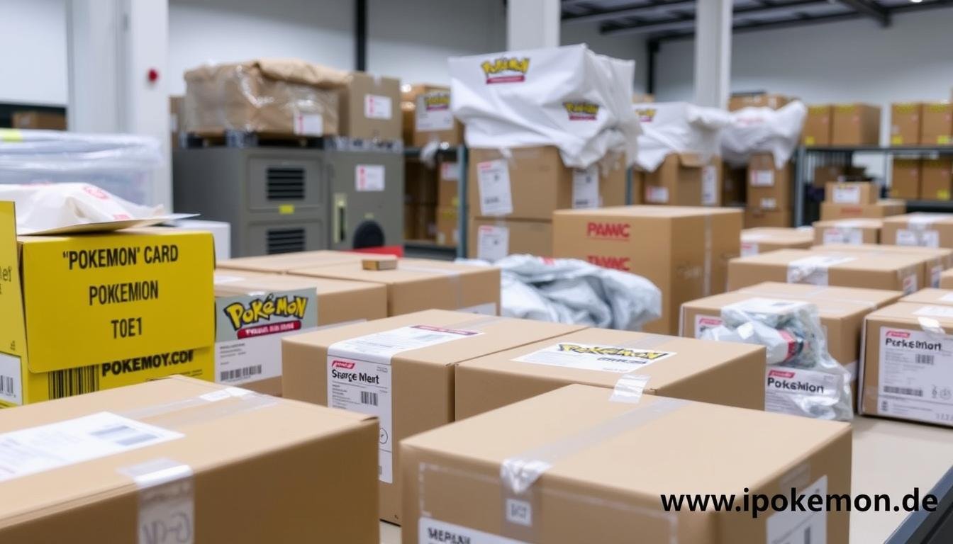 Professionelle Verpackung und Versand von Pokémon Karten im Großhandel