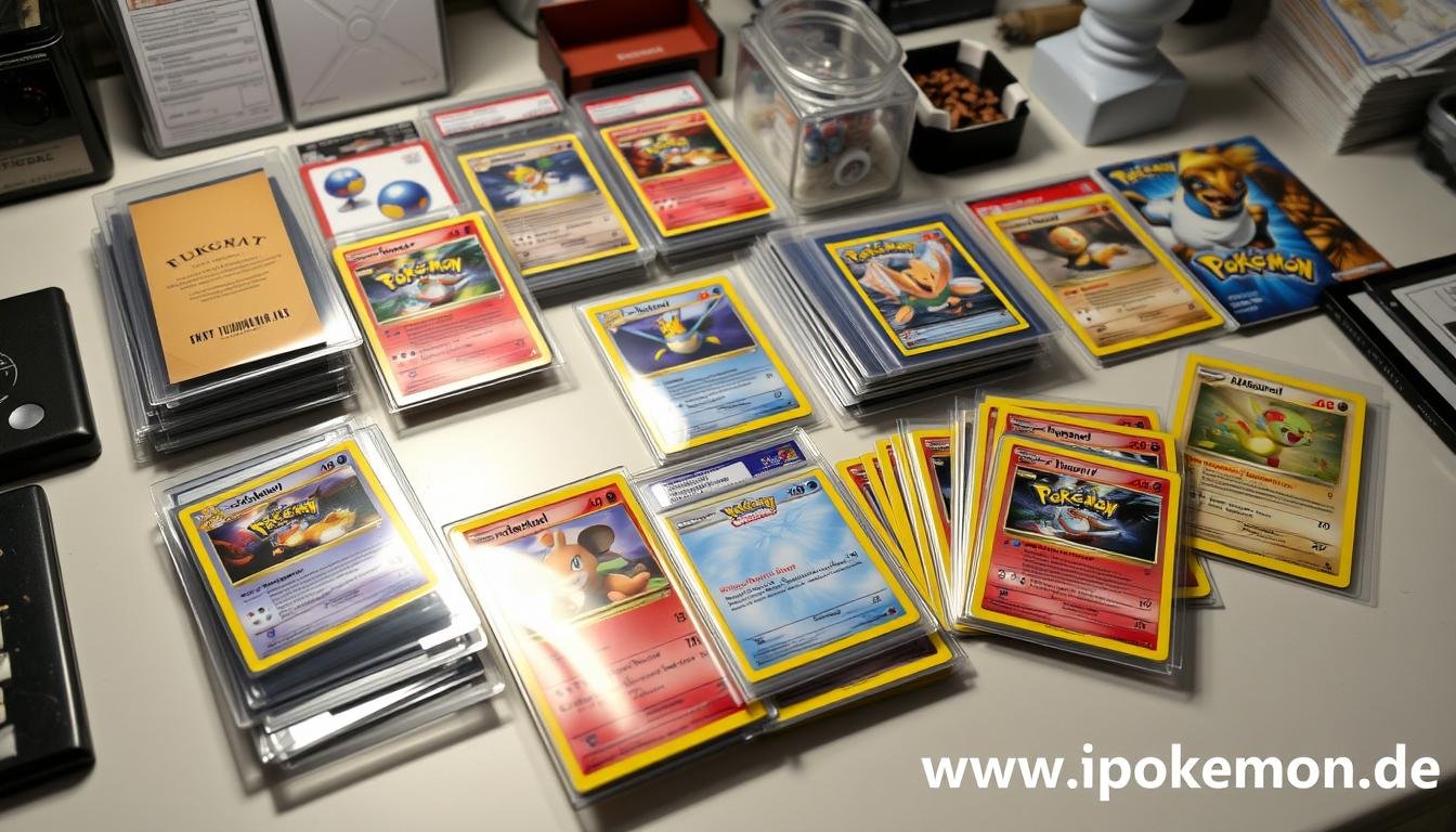 Professionelle Vorbereitung von Pokémon Karten für den Verkauf