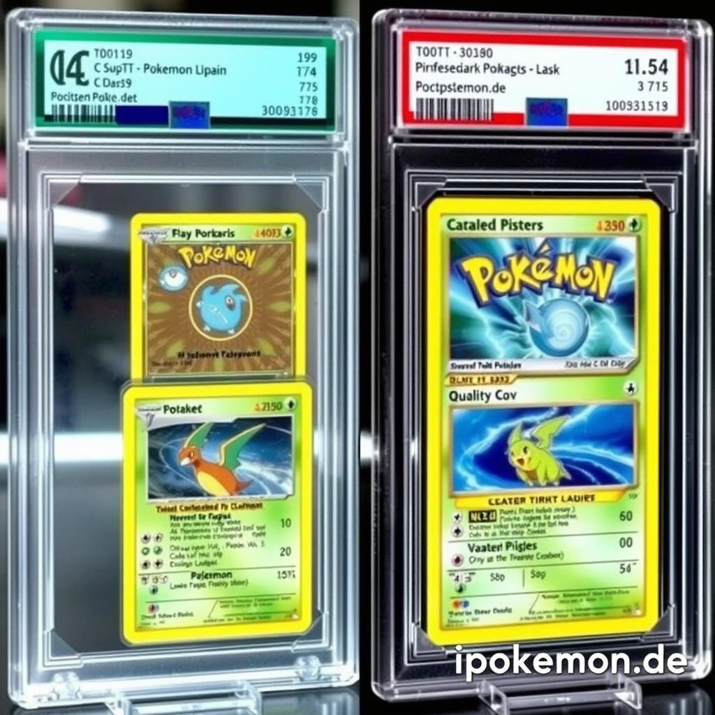 Professioneller Pokémon Karten Bewertungsservice