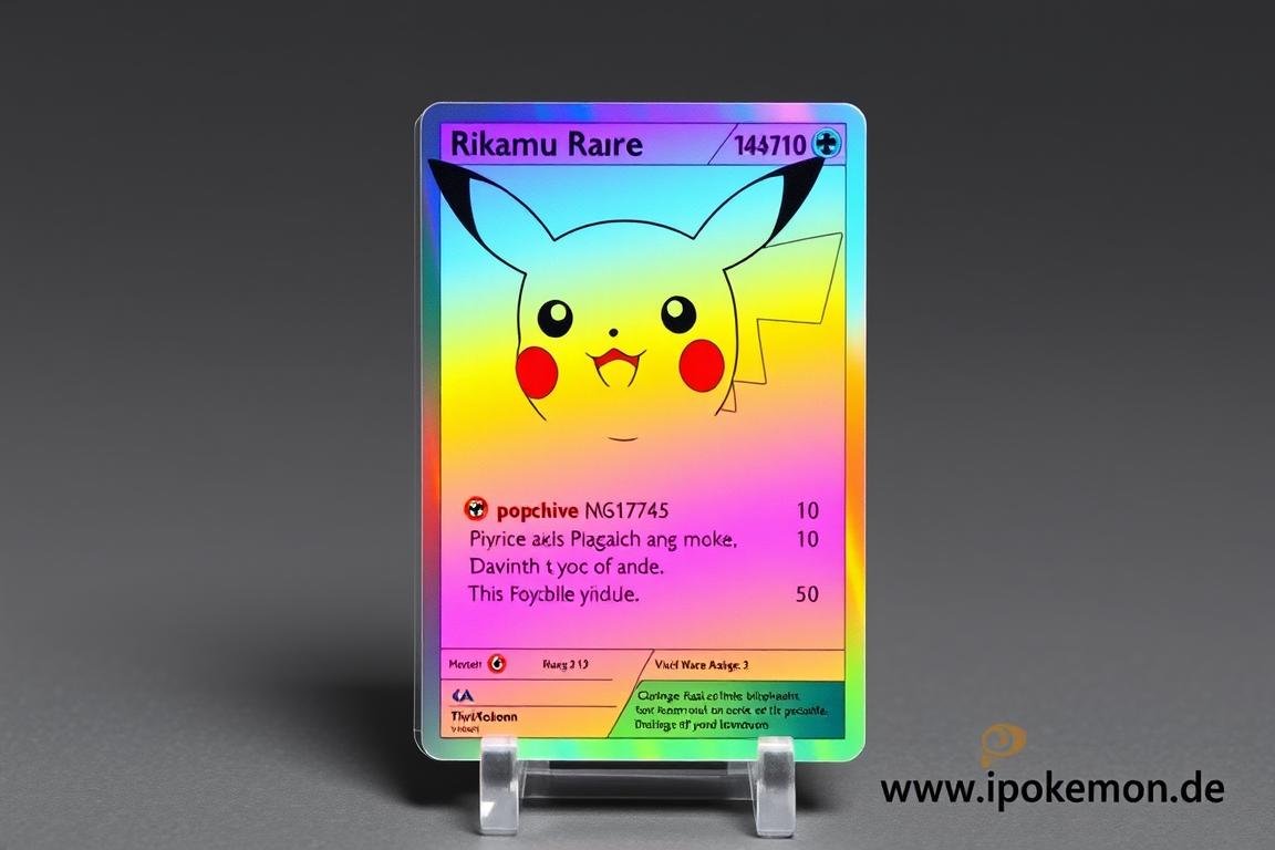 Rainbow Rare Pikachu VMAX aus dem Set Vivid Voltage