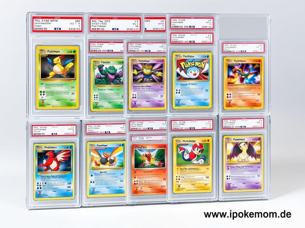 Sammlung von PSA-10 Pokémon Karten