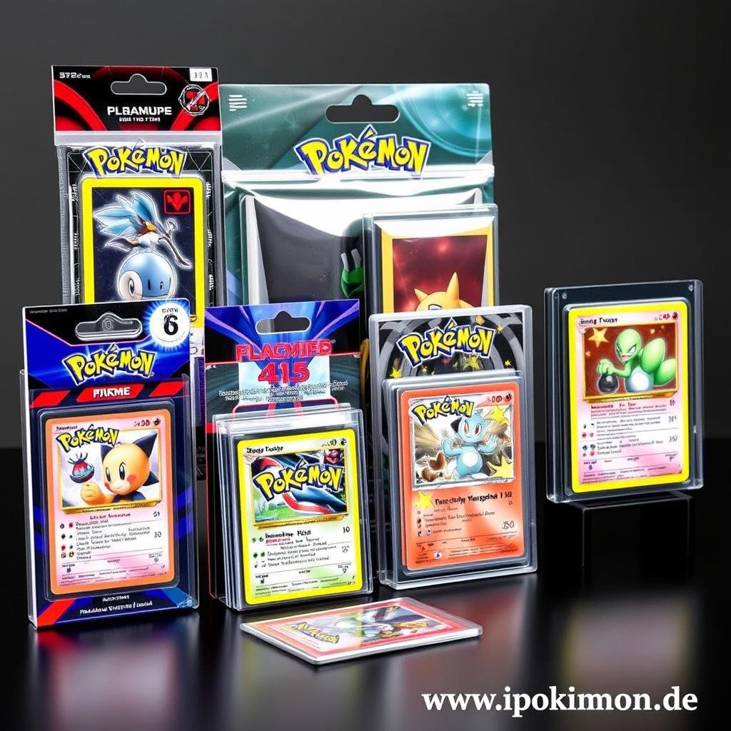 Schutzfolien und Hüllen für Pokémon Karten
