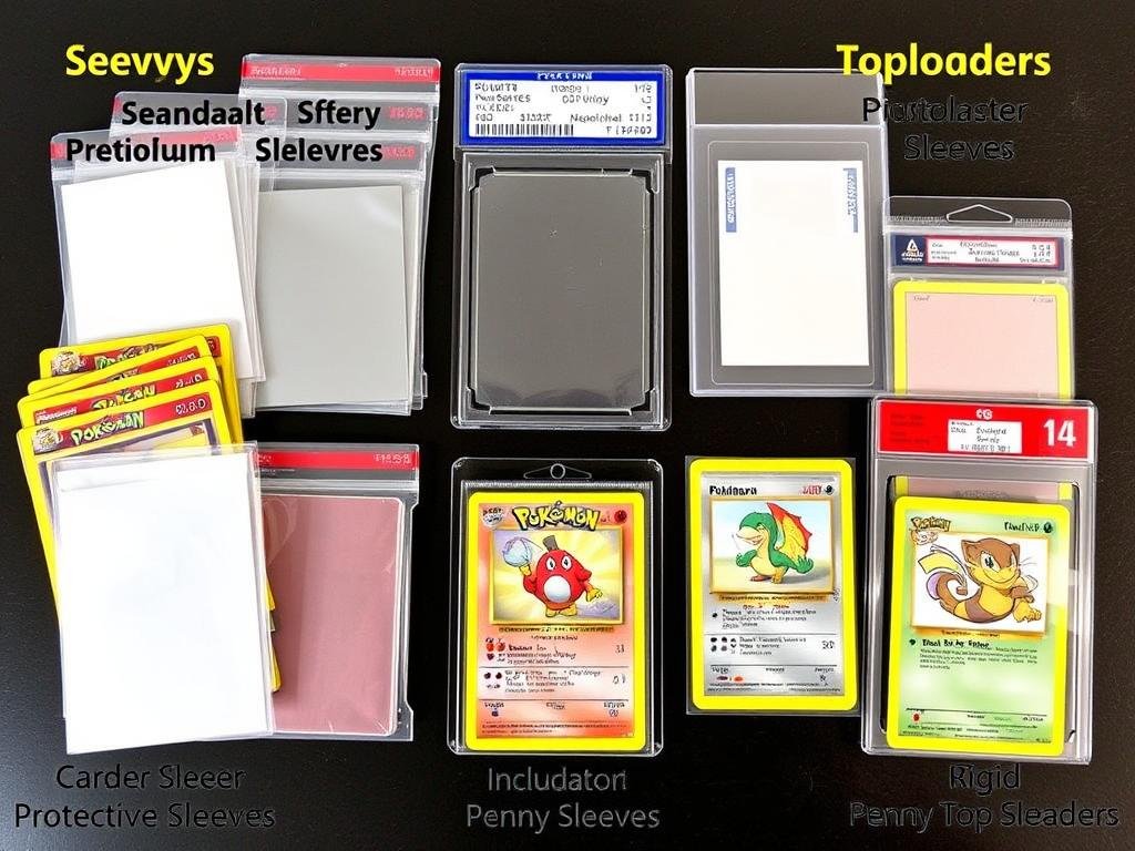Schutzhüllen für Pokémon Karten in verschiedenen Qualitätsstufen