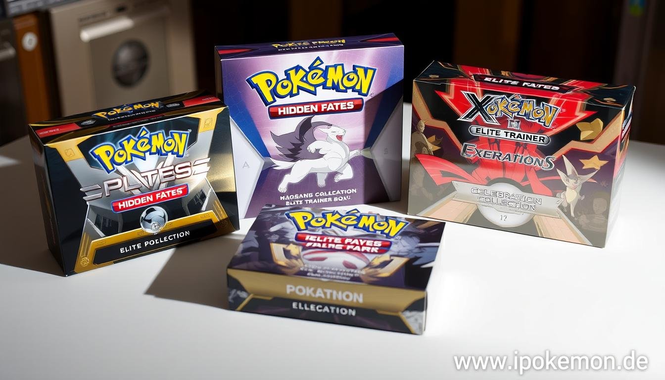 Seltene Pokémon Karten Boxen mit hoher Wertsteigerung