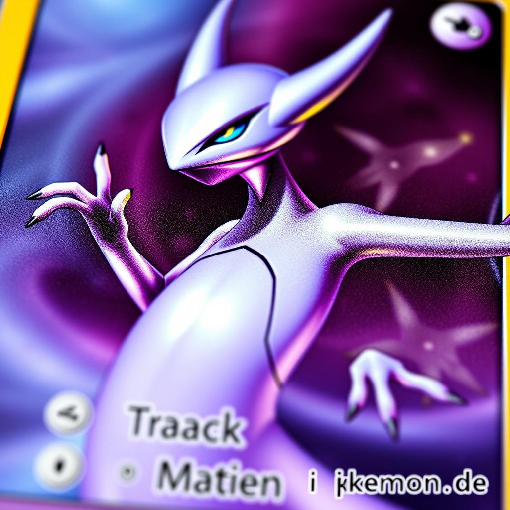 Shiny Pokémon Karte mit besonderem Glanz