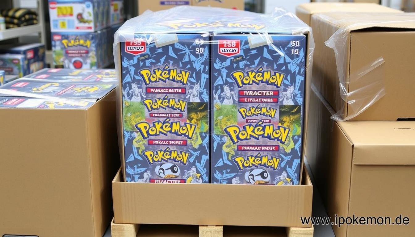 Sicherer Versand von Pokémon Karten Booster Displays für Händler