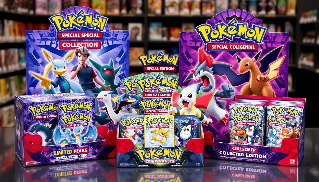 Special Collection Display mit limitierten Editionen und exklusiven Karten